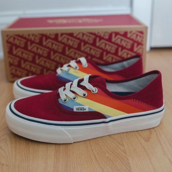 vans rad rainbow authentic sf